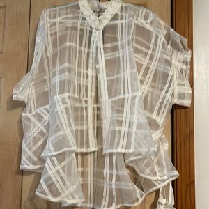 NWT Womens plus size shirt with waistband tie